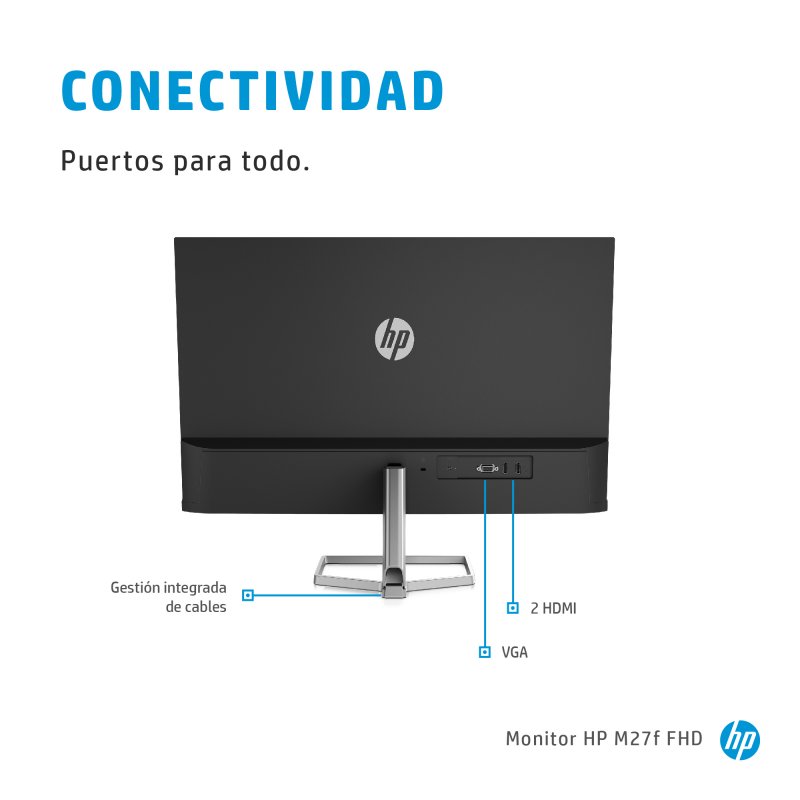 MONITOR HP M27F 27" 1920X1080 WHITE