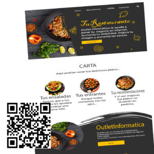 Página Web Básica + Alojamiento | Hosting + Dominio + Carta QR